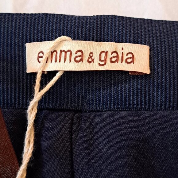 EMMA & GAIA FLORENCE DESIGNER PANTS Sz 42eu or 28 WAIST made in ITALY NWT $230US - Picture 8 of 12